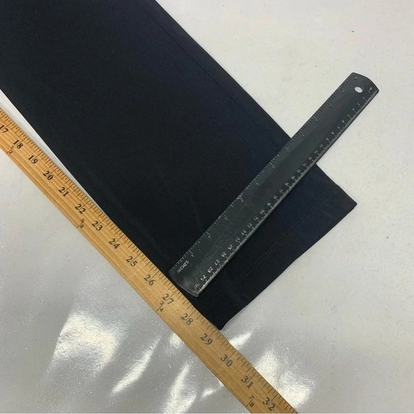 Chicos 1 Black Slinky Knit Pants Woman Medium   Pull On Career Office Capsule - Picture 8 of 10